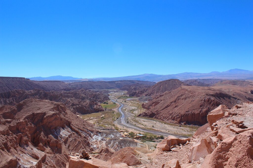 Vale catarpe, Deserto de atacama